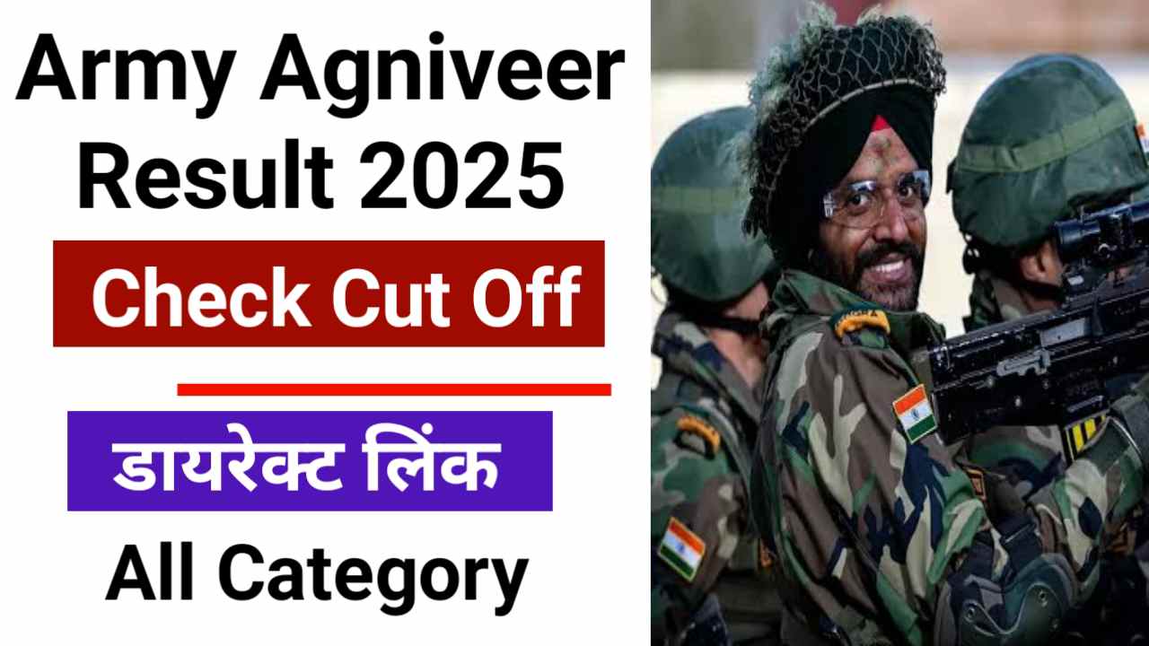 Indian Army Agniveer Result 2025