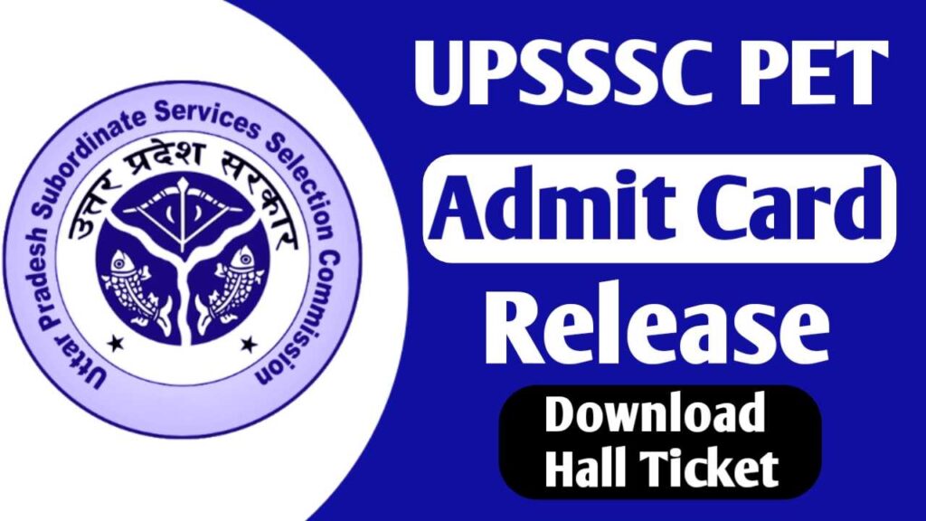 UPSSSC PET Admit Card 2025